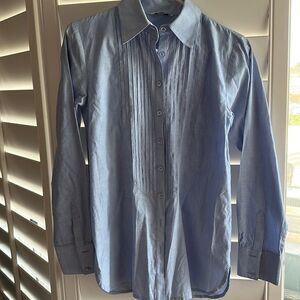 light denim button down cabi size small